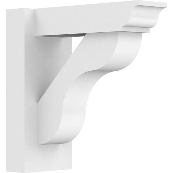Ekena Millwork Carmel Architectural Grade PVC Outlooker with Traditional Ends, 5"W X 12"D X 12"H OUTP05X12X12CAR01 - main